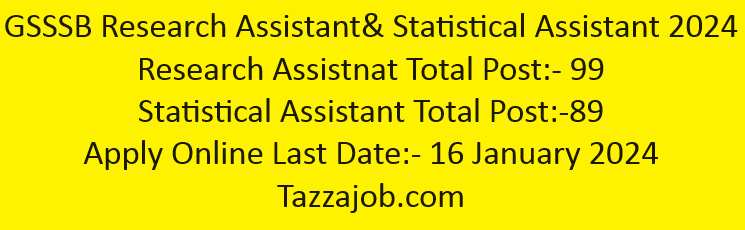Research Assistant & Stastical Assistant