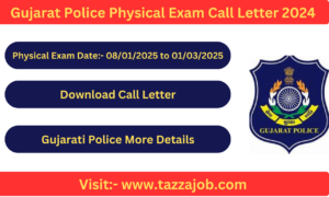 Gujarat Police Call Letter 2024 Download