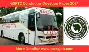 GSRTC Conductor Question Paper 2024 Download